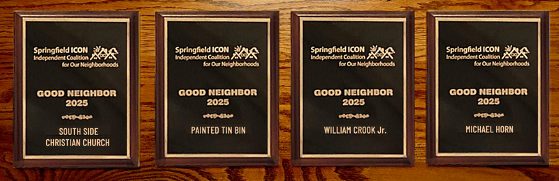 The Good Neighbor awards recognize individuals, organizations and businesses who make an objective, measurable positive impact on the quality of life for Springfield, Illinois, neighborhood residents.