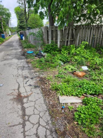 ICON's Worst Alley Makeover contest cleaned up two alleys in Springfield Illinois on Friday, April 24 as part of the United Way Day of Caring.